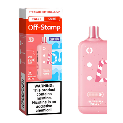 Strawberry Roll Up Off Stamp X-Cube Sweet Cube | 25K Puffs