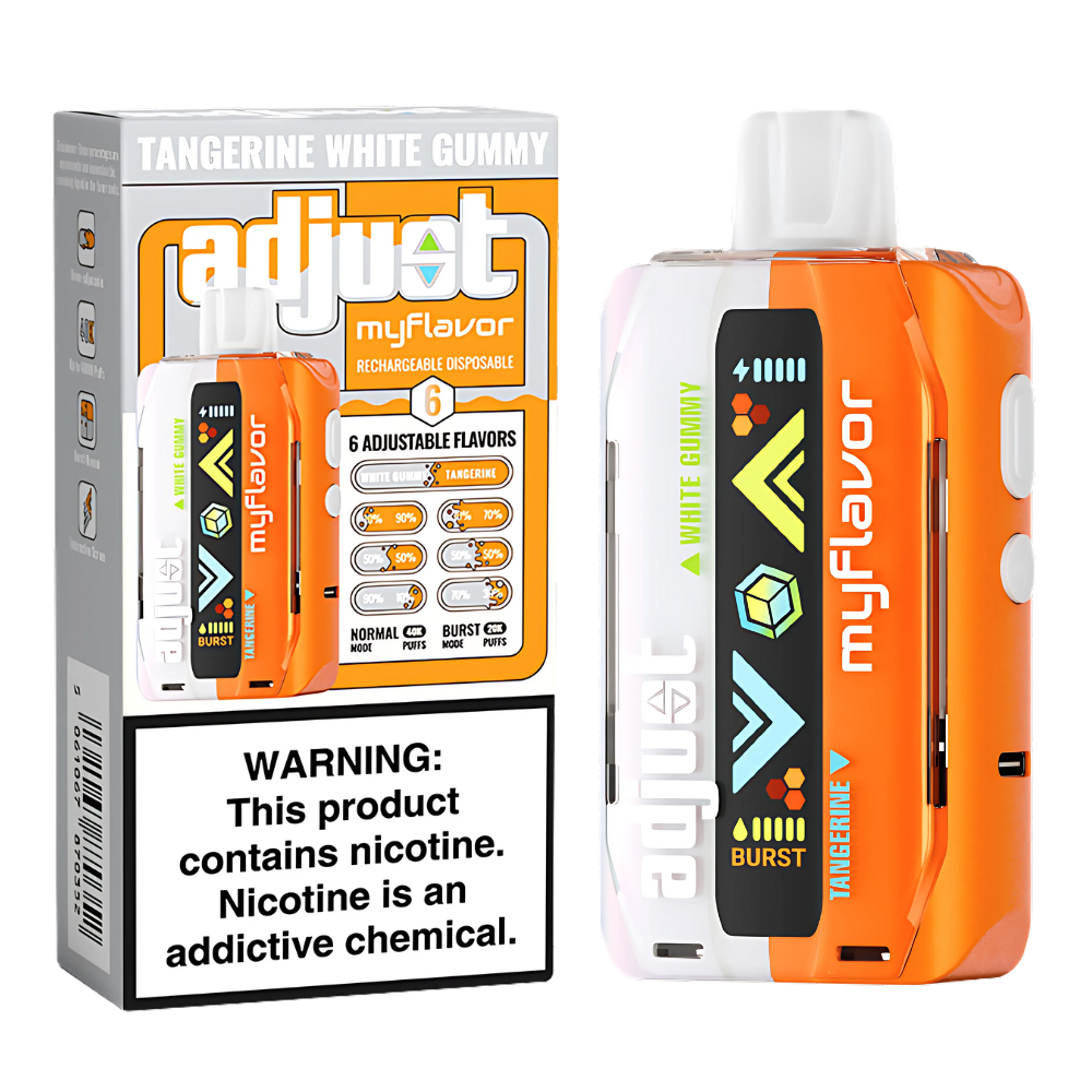 Tangerine White Gummy Adjust MyFlavor | 40K Puffs