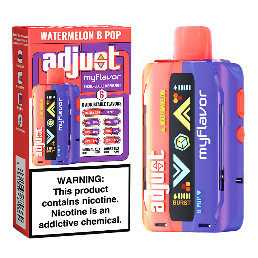 Watermelon B Pop Adjust MyFlavor | 40K Puffs