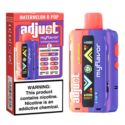 Watermelon B Pop Adjust MyFlavor | 40K Puffs