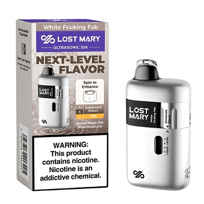 White Fcuking Fab – Lost Mary Ultrasonic 35K