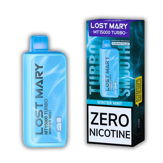 Winter Mint (0% Nicotine) – Lost Mary MT15000 Turbo